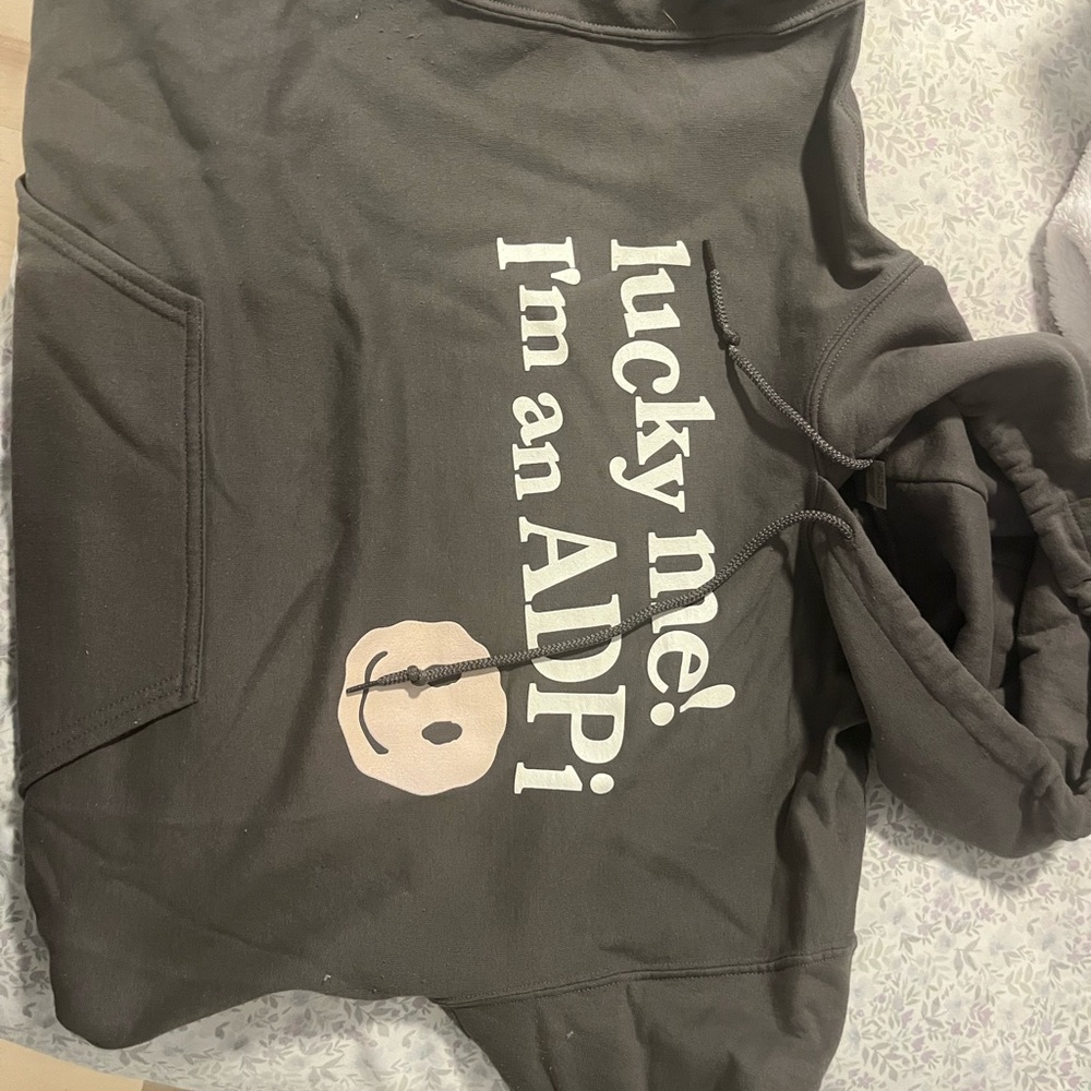 ADPi Graphic Hoodie - Dark Gray